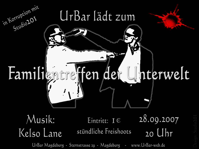 Familientreffen der Unterwelt - Mafiaparty in der Urbar Magdeburg